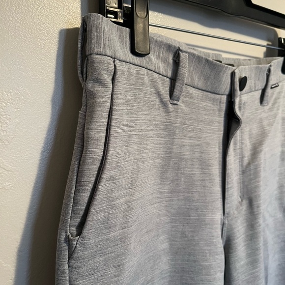 Men's Hurley Gray Flat Front Shorts 30x10 - Picture 5 of 12